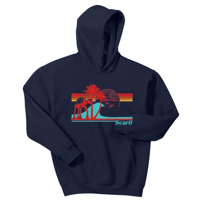 Retro Scarif Summer Kids Hoodie