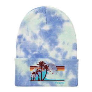 Retro Scarif Summer Tie Dye 12in Knit Beanie