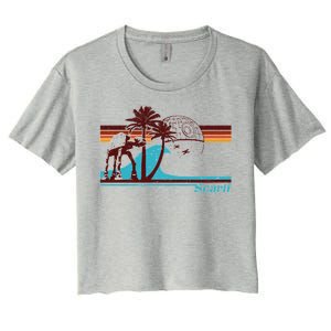 Retro Scarif Summer Women's Crop Top Tee