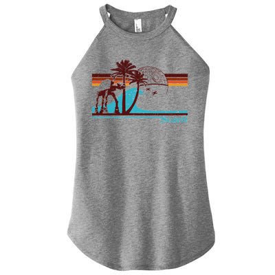 Retro Scarif Summer Women's Perfect Tri Rocker Tank