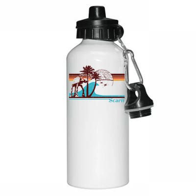 Retro Scarif Summer Aluminum Water Bottle 