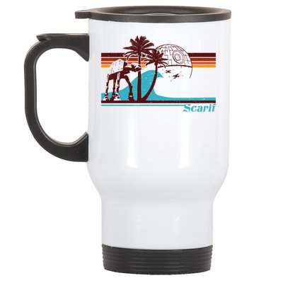 Retro Scarif Summer Stainless Steel Travel Mug