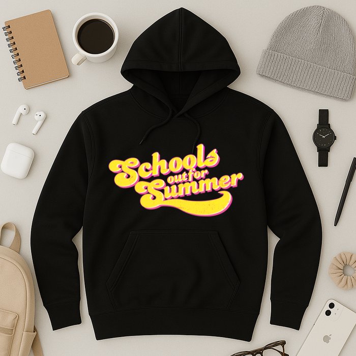 Retro School's Out For Summer Hoodie