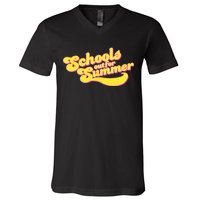 Retro School's Out For Summer V-Neck T-Shirt