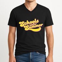 Retro School's Out For Summer V-Neck T-Shirt