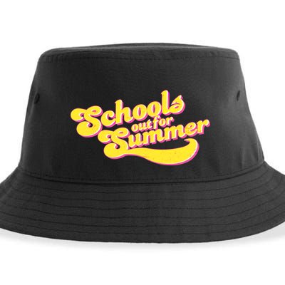 Retro School's Out For Summer Sustainable Bucket Hat