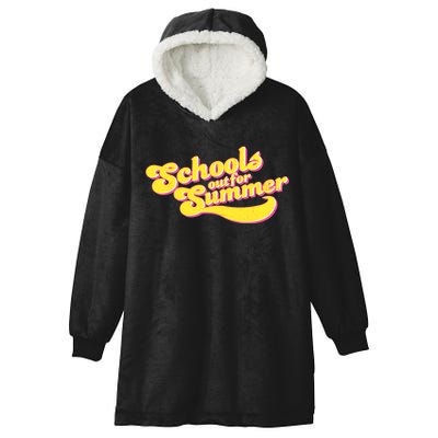 Retro School's Out For Summer Hooded Wearable Blanket