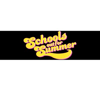 Retro School's Out For Summer Bumper Sticker