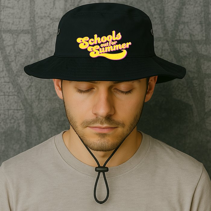 Retro School's Out For Summer Bucket Hat