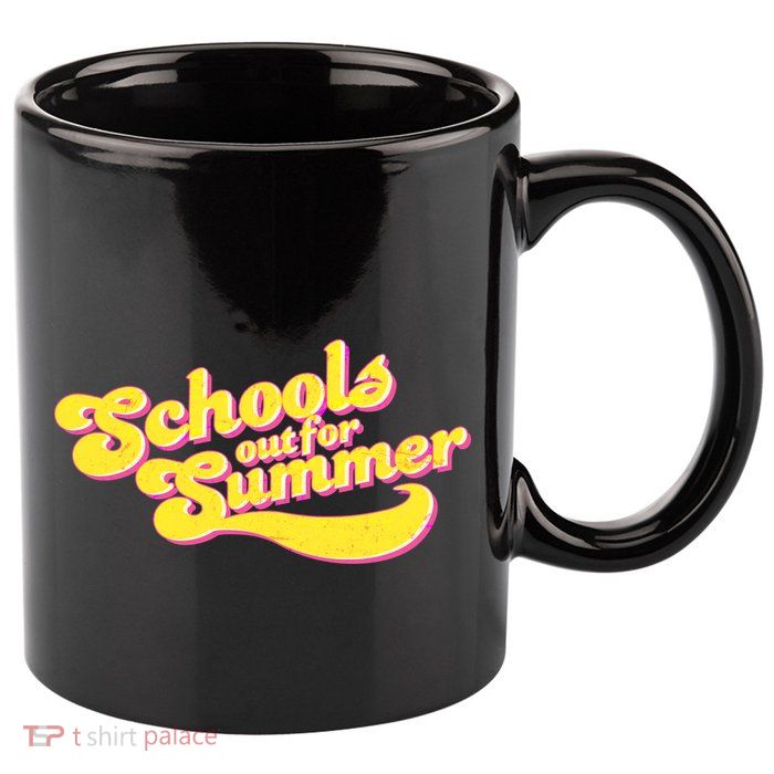 Retro School's Out For Summer 11oz C Handle Ceramic Mug