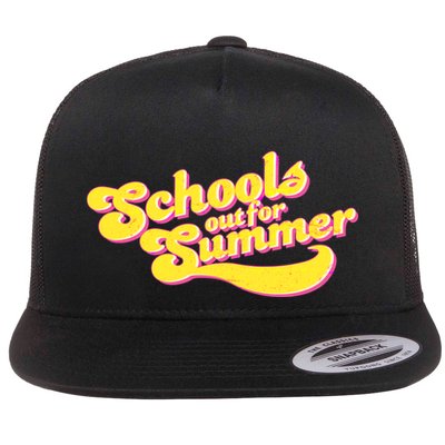 Retro School's Out For Summer Flatbill Hat