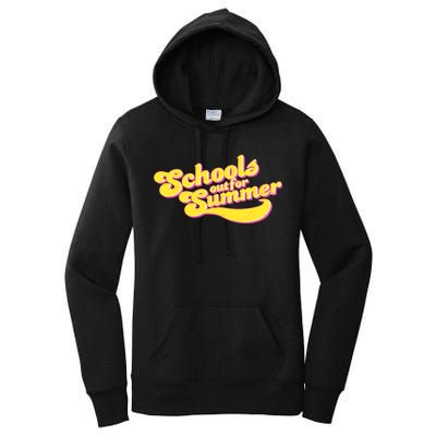 Retro School's Out For Summer Women's Pullover Hoodie