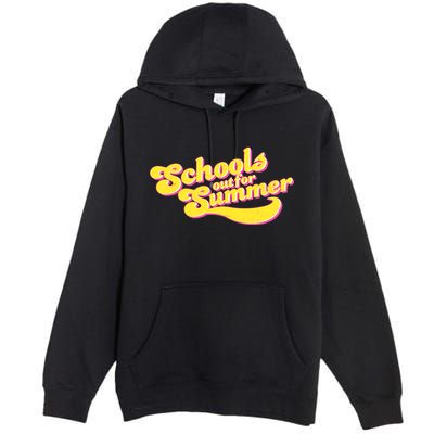Retro School's Out For Summer Premium Pullover Hoodie