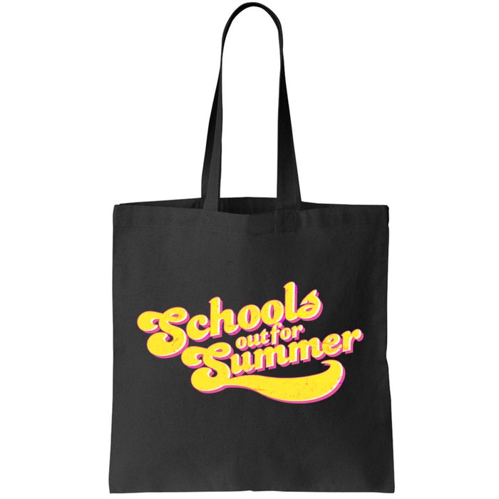 Retro School's Out For Summer Tote Bag