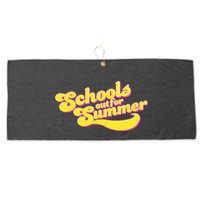Retro School's Out For Summer Large Microfiber Waffle Golf Towel