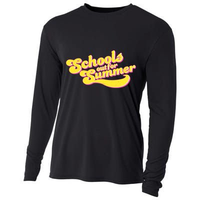 Retro School's Out For Summer Cooling Performance Long Sleeve Crew