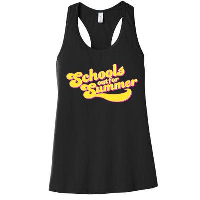 Retro School's Out For Summer Women's Racerback Tank