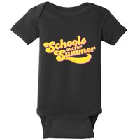 Retro School's Out For Summer Baby Bodysuit