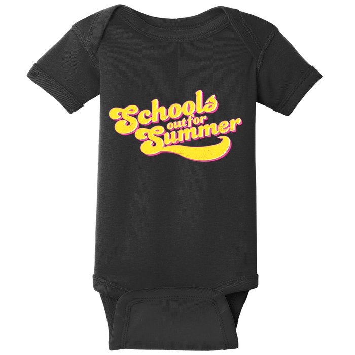 Retro School's Out For Summer Baby Bodysuit
