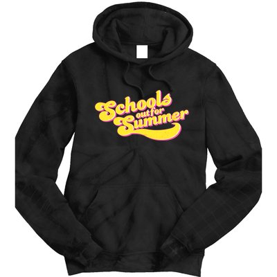 Retro School's Out For Summer Tie Dye Hoodie