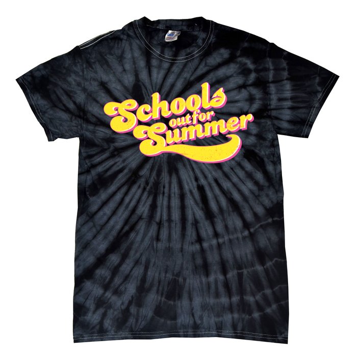 Retro School's Out For Summer Tie-Dye T-Shirt