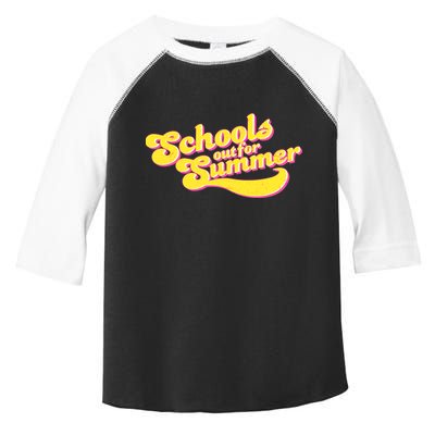 Retro School's Out For Summer Toddler Fine Jersey T-Shirt