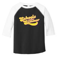 Retro School's Out For Summer Toddler Fine Jersey T-Shirt