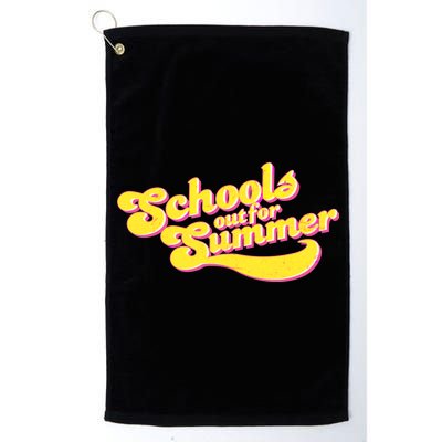 Retro School's Out For Summer Platinum Collection Golf Towel