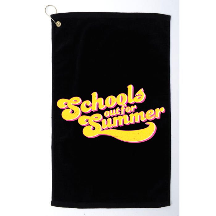 Retro School's Out For Summer Golf Towel