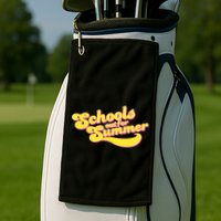 Retro School's Out For Summer Golf Towel