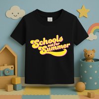 Retro School's Out For Summer Toddler T-Shirt