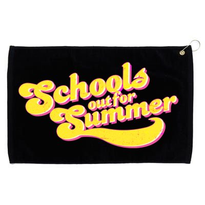 Retro School's Out For Summer Grommeted Golf Towel