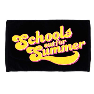 Retro School's Out For Summer Microfiber Hand Towel