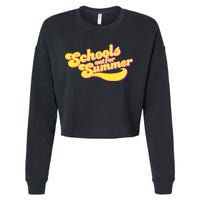 Retro School's Out For Summer Cropped Pullover Crew