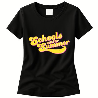 Retro School's Out For Summer Womens T-Shirt