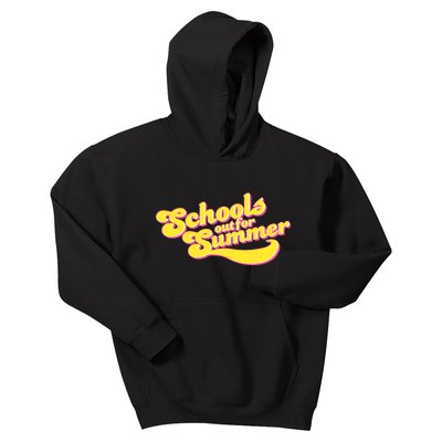 Retro School's Out For Summer Kids Hoodie