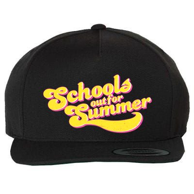 Retro School's Out For Summer Wool Snapback Cap