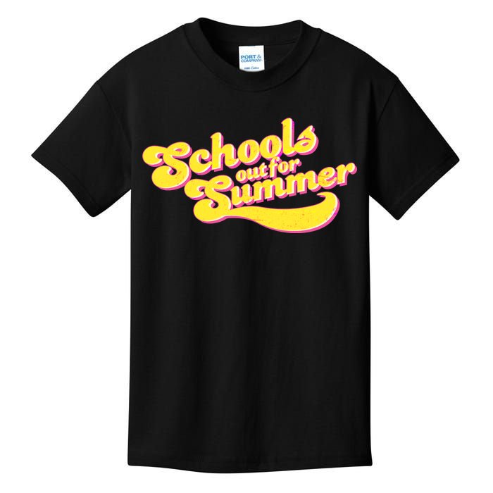 Retro School's Out For Summer Kids T-Shirt