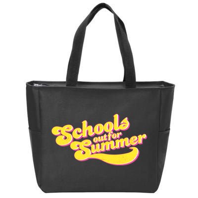 Retro School's Out For Summer Zip Tote Bag