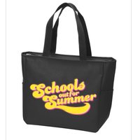 Retro School's Out For Summer Zip Tote Bag