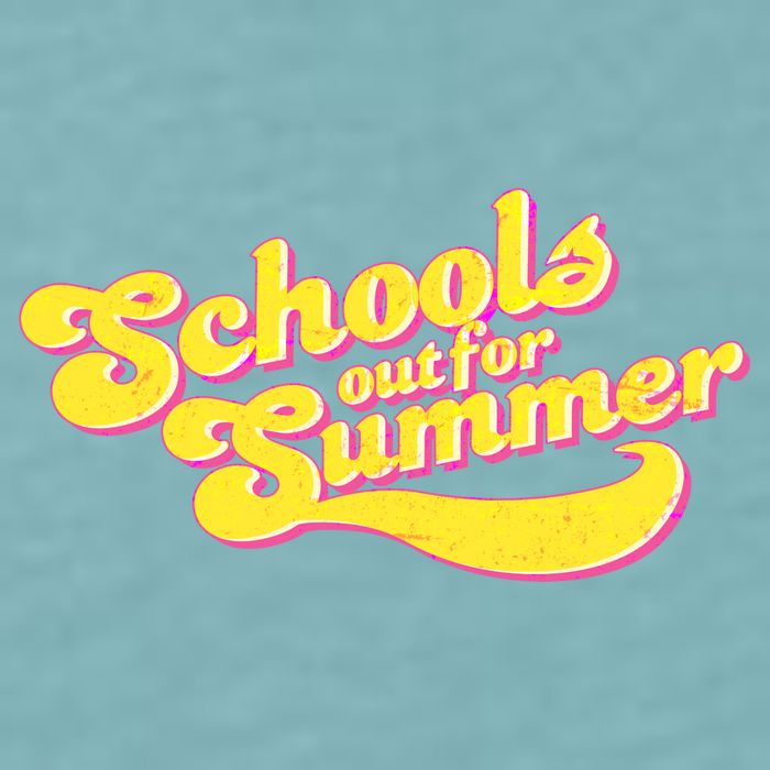 Retro School's Out For Summer Sueded Cloud Jersey T-Shirt