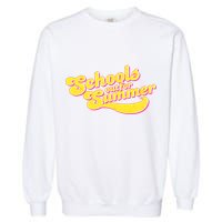 Retro School's Out For Summer Garment-Dyed Sweatshirt