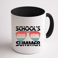 Retro School's Out For Summer Aviator Sunglasses Mug