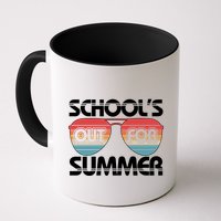 Retro School's Out For Summer Aviator Sunglasses Mug