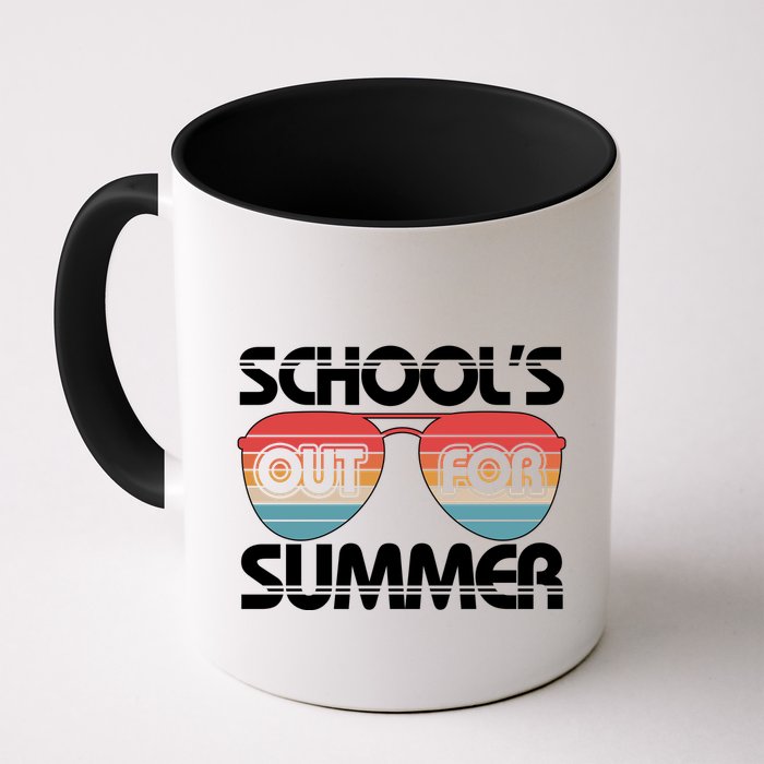 Retro School's Out For Summer Aviator Sunglasses Mug