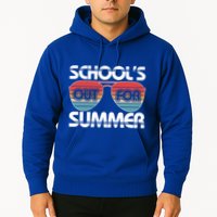 Retro School's Out For Summer Aviator Sunglasses Hoodie