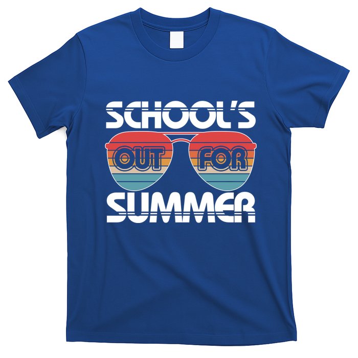 Retro School's Out For Summer Aviator Sunglasses T-Shirt