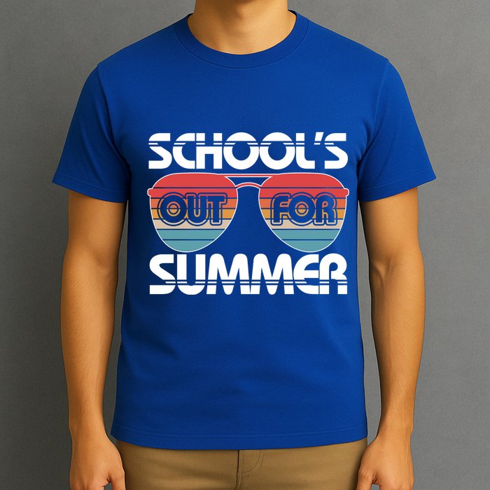 Retro School's Out For Summer Aviator Sunglasses T-Shirt