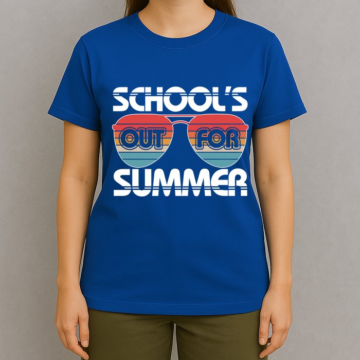 Retro School's Out For Summer Aviator Sunglasses T-Shirt