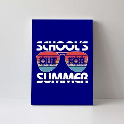 Retro School's Out For Summer Aviator Sunglasses Canvas